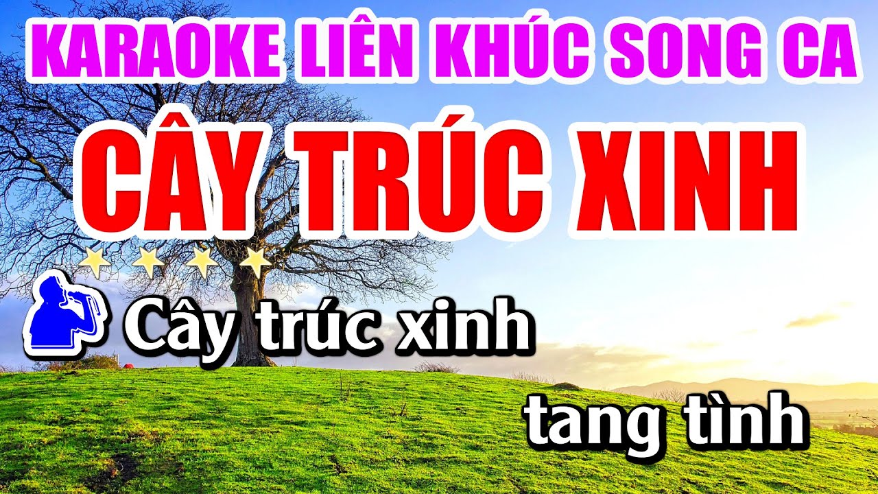 Liên Khúc CÂY TRÚC XINH Karaoke Nhạc Sống Khánh My | Song Ca Dễ Hát Nhất