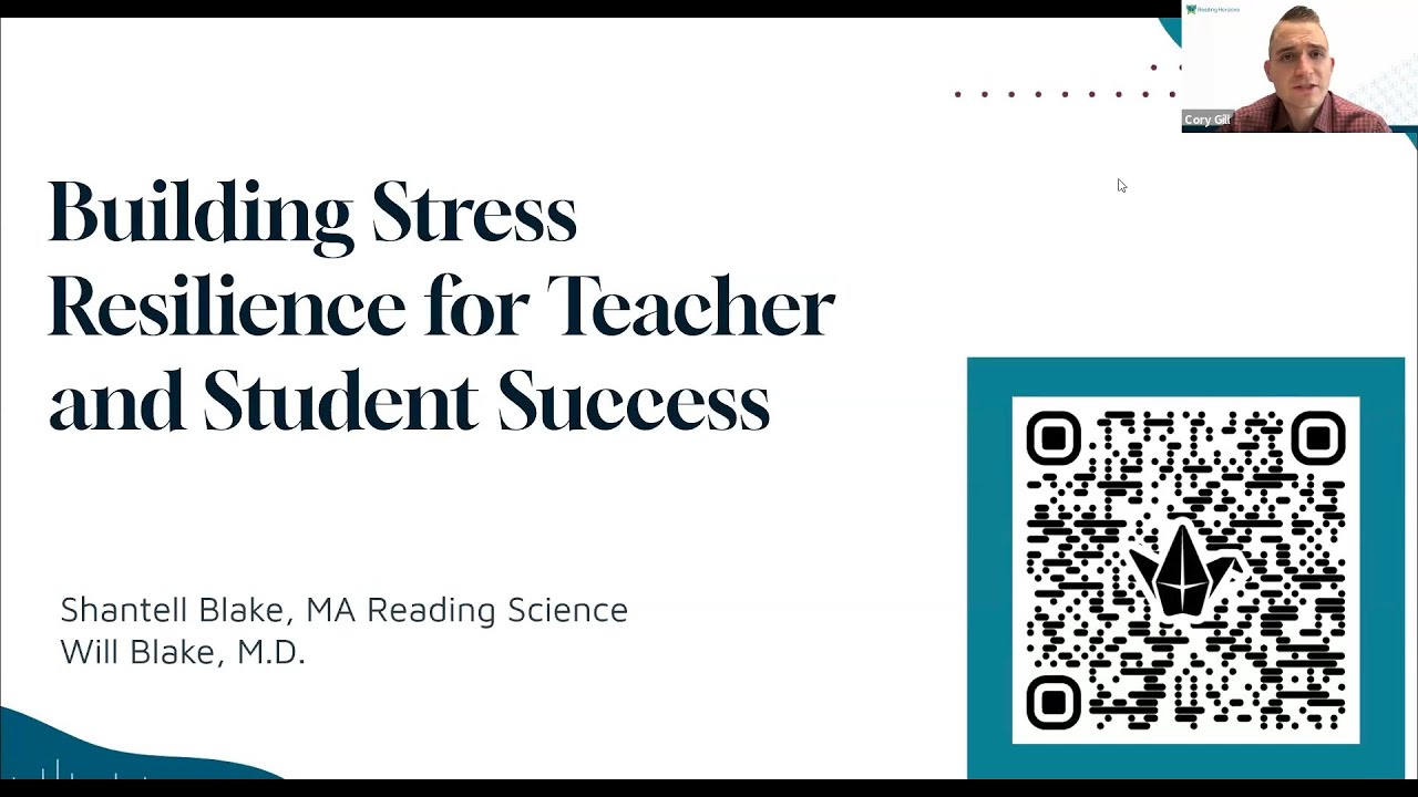 Building Stress Resilience for Teacher and Student Success