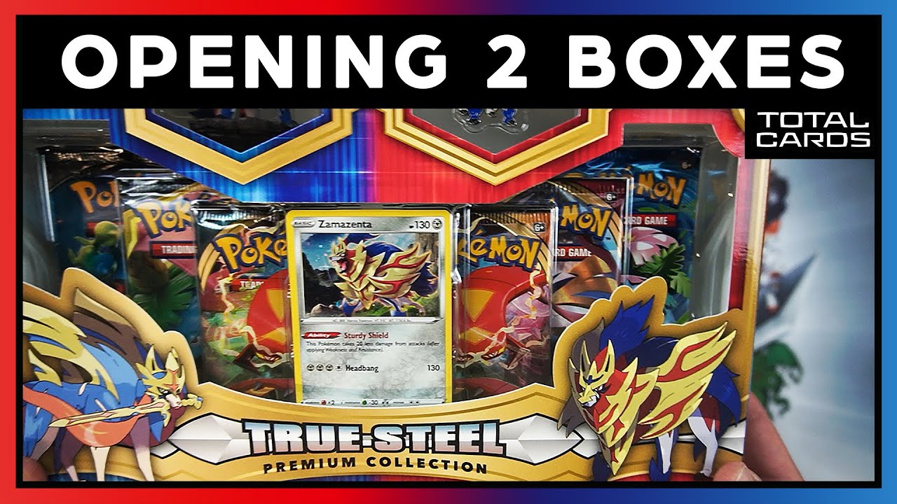 *So Many Pulls* Opening 2 Pokemon True Steel Premium Collection Boxes - TotalCards.net