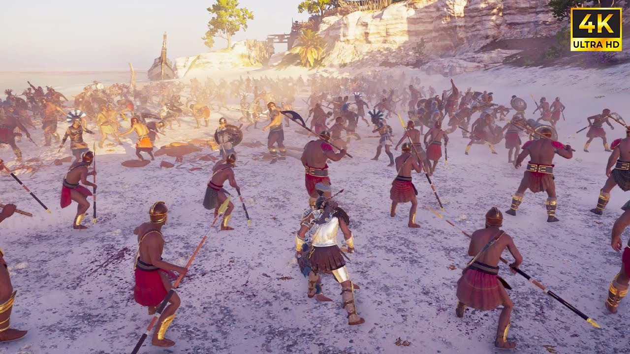 Assassin's Creed  Odyssey 🔥 Sparta Vs Athens Battle🔥 in Silver Island || Gameplay
