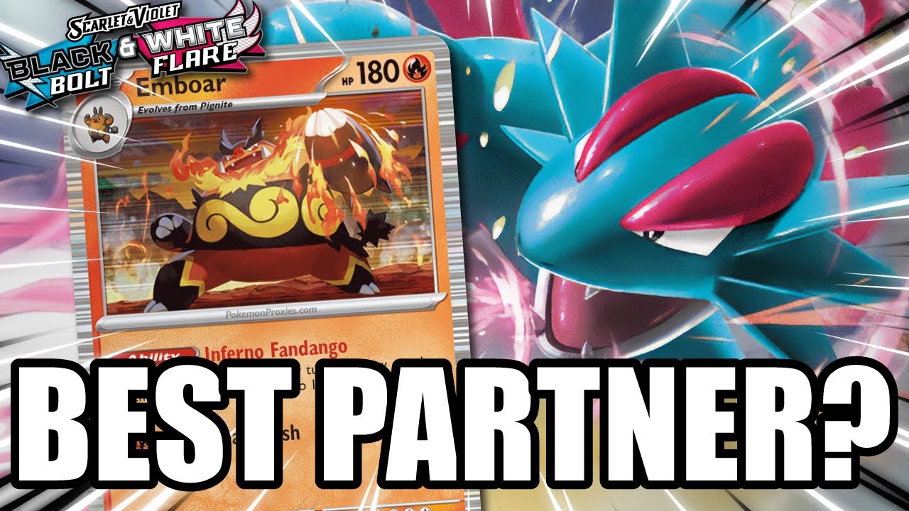 BEST way to play Salamence ex? Emboar accels energy! - Black Bolt & White Flare