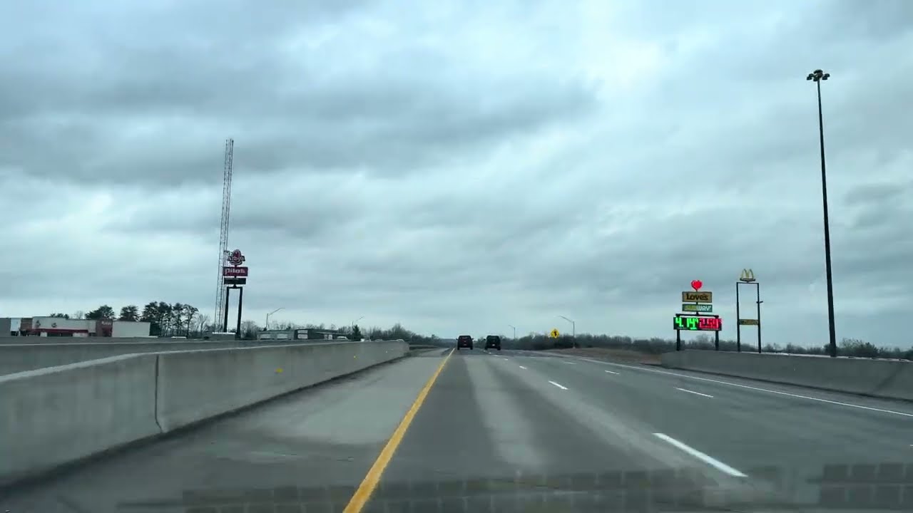 I65 North to exit 19 Henryville, IN 4k