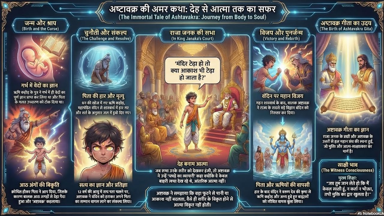 अष्टावक्र और राजा जनक: आत्मज्ञान का संवाद