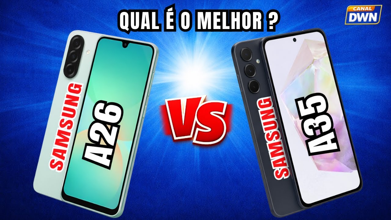 QUAL E O MELHOR ? Samsung A26 5G VS  SAMSUNG A35 5G  #smartphone    #samsung #celular #technology