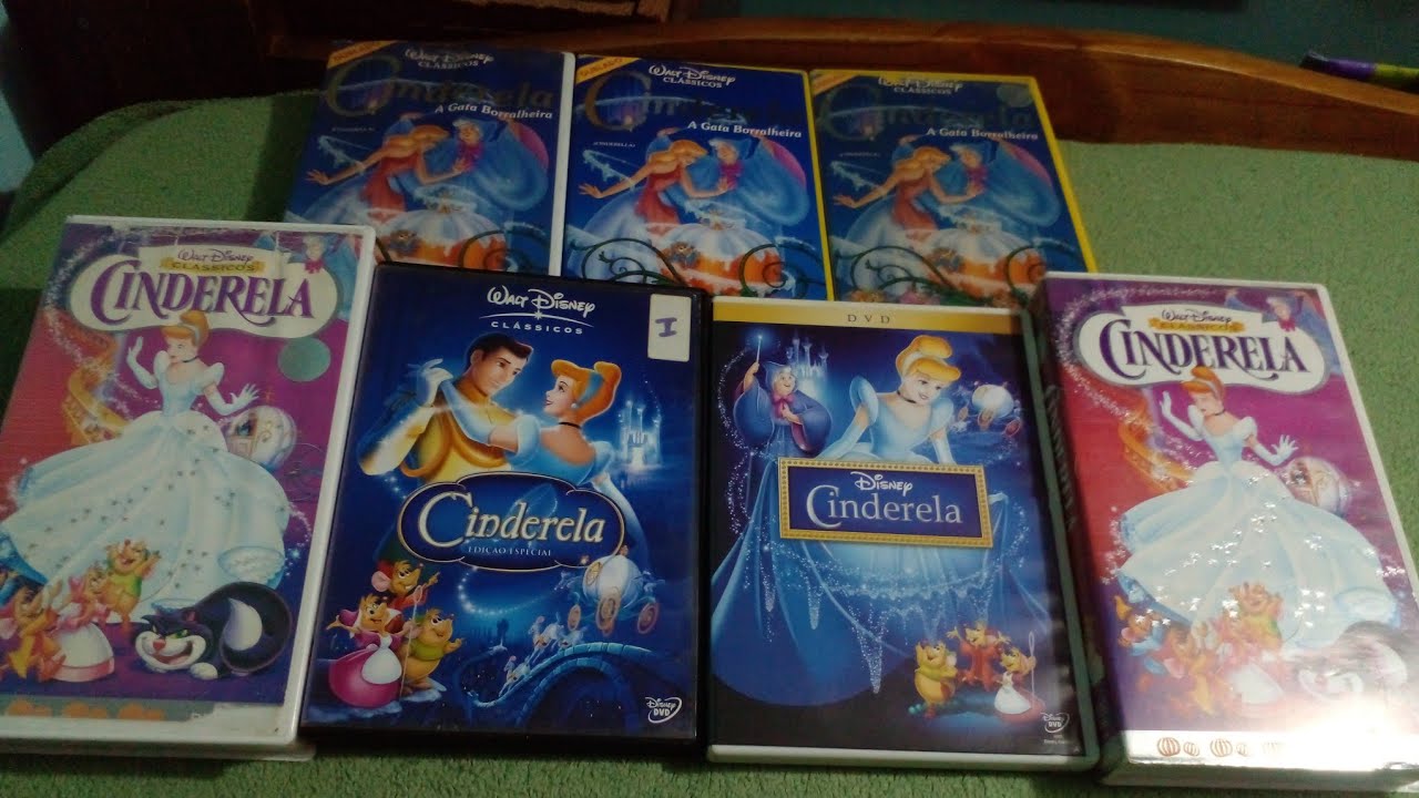 VHS Cinderela A Gata Borralheira 1950 Walt Disney