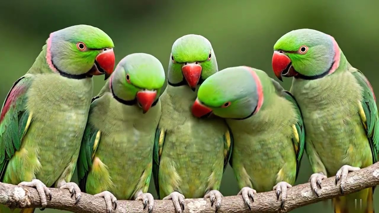 Green Parrot Natural Voice Compilation