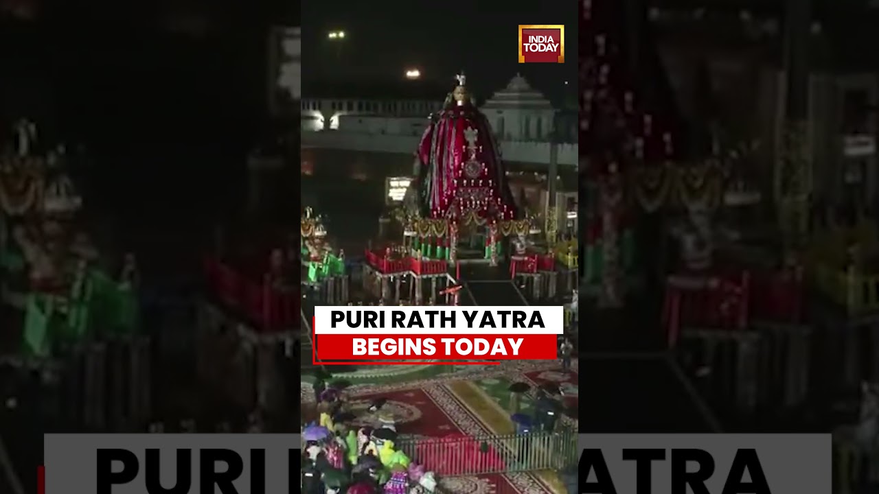 Puri Rath Yatra Begins Today: Three Sacred Chariots Ready At Jagannath Temple | Odisha | Puri