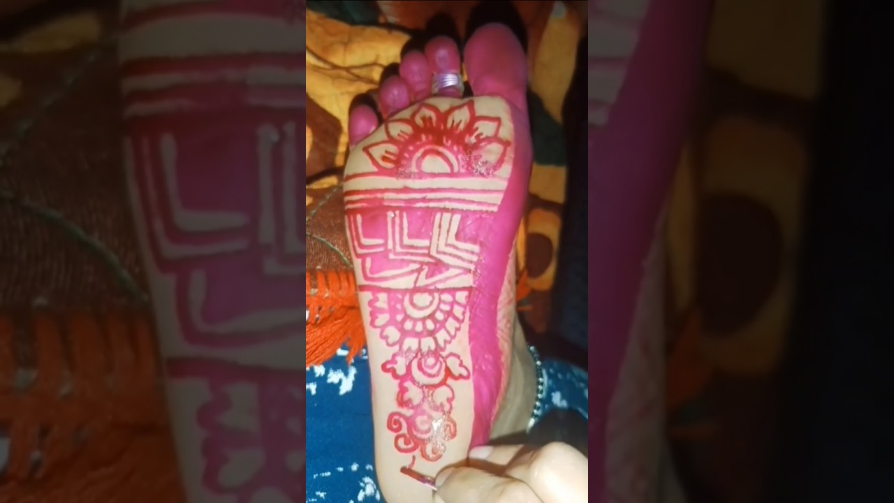Most beautiful feet sole Alta design 💕💕