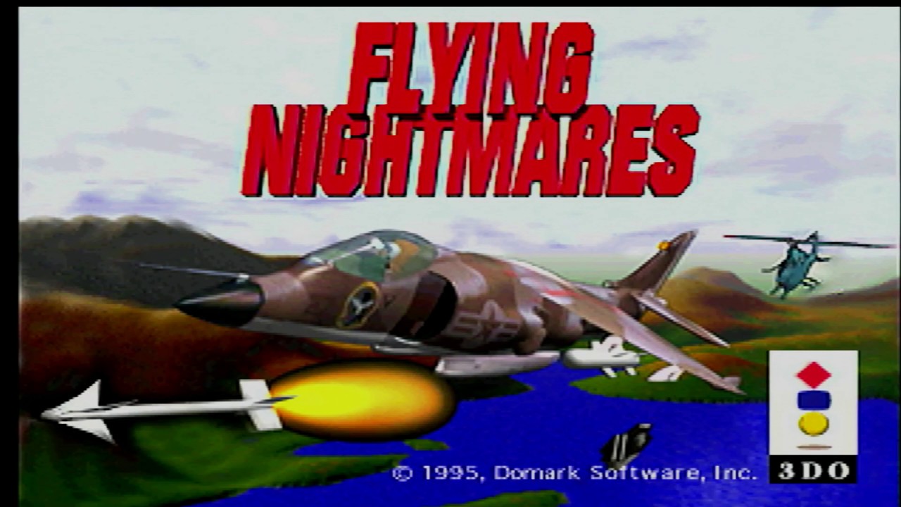 HDMI 1080p 3DO Flying Nightmares Flight Simulator Part 1