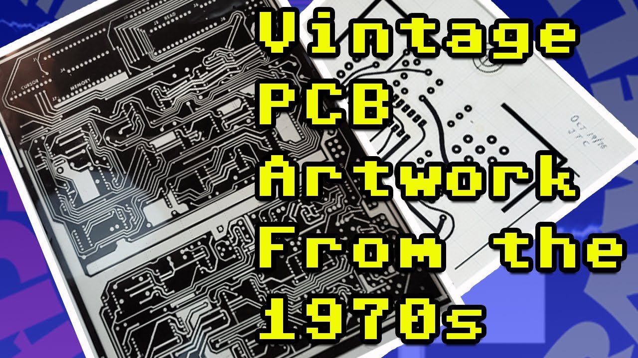 Vintage PCB Artwork From the 1970s