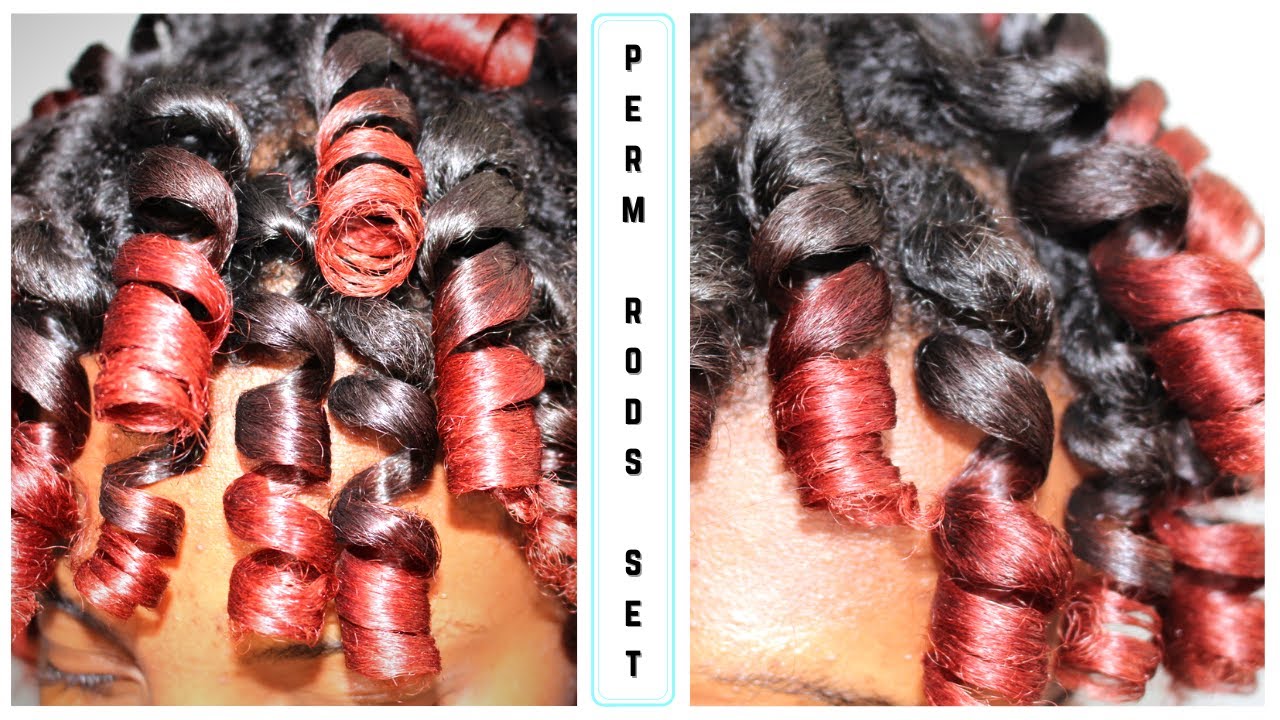 Corkscrew curls! BEST WAY TO DO YOUR PERM ROD SET!