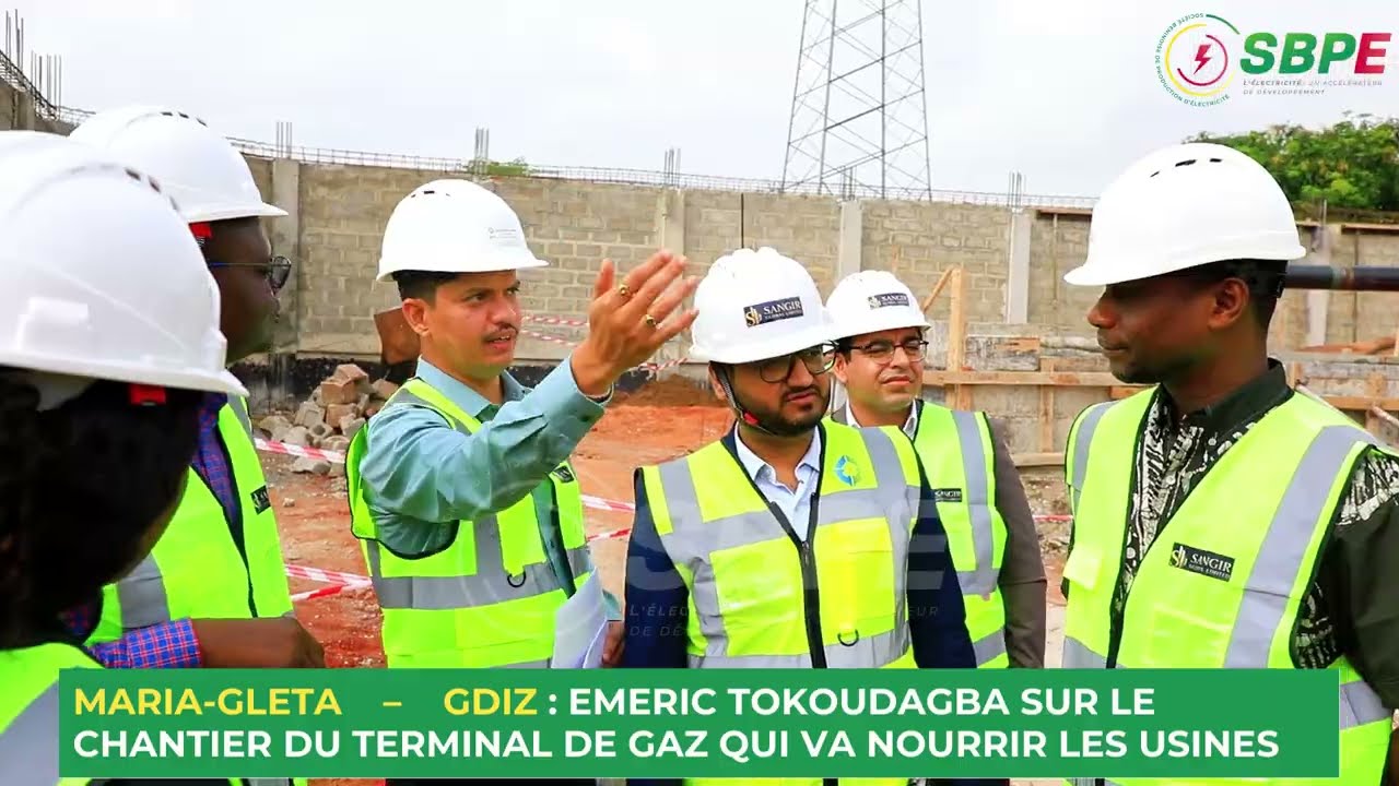 MARIA-GLETA – GLO-DJIGBÉ : EMERIC TOKOUDAGBA SUR LE CHANTIER DU GAZ QUI VA NOURRIR LES USINES