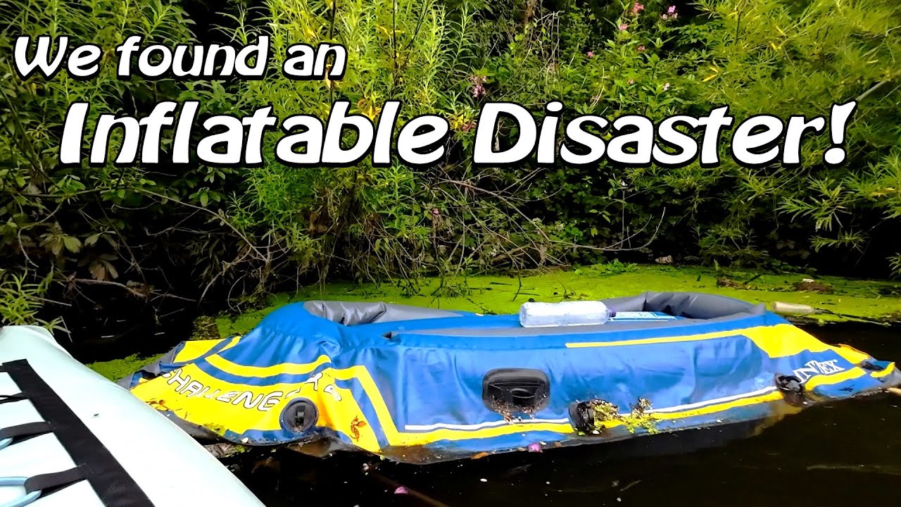 Inflatable Kayaking Fun on the River Don - Aquaglide Cirrus - Aquaplanet Inflatable Kayak - Tucktec