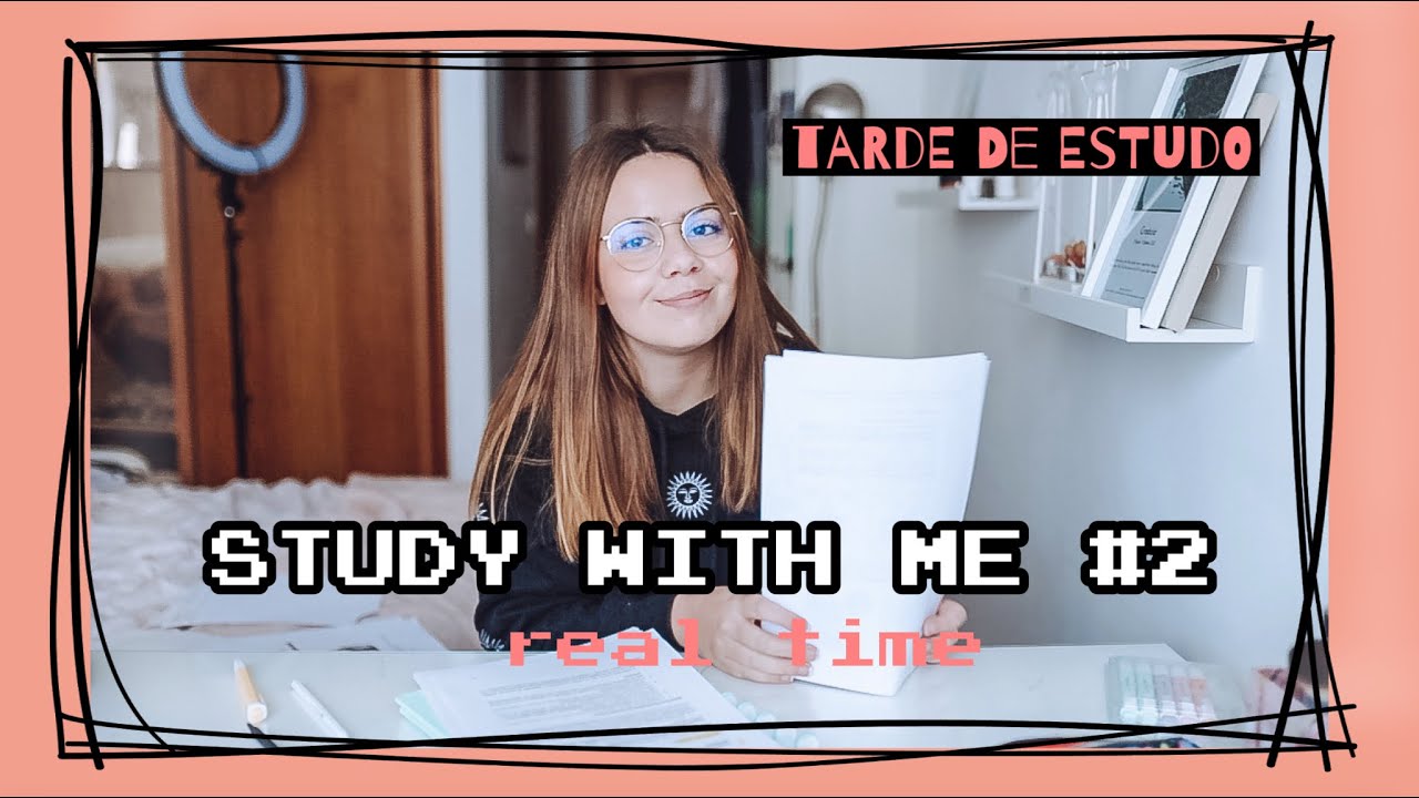 (real time) STUDY WITH ME #2: 50 min x2 de estudo em tempo real com lo-fi beats || Sara Vicario