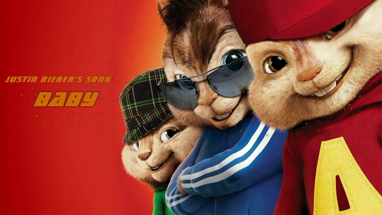 Alvin the chipmunk VS incredible Hulk (Justin's Bieber songs)
