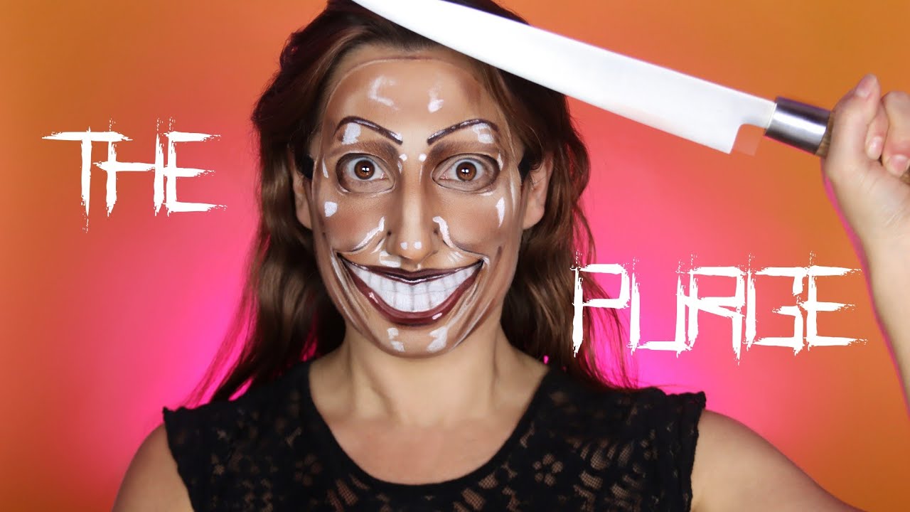 The Purge Mask - Halloween Makeup Tutorial
