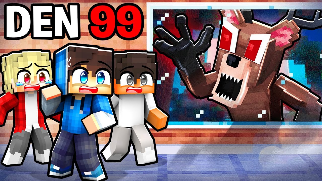Přežívám 99 dní v Děsivém Minecraft PŘÍBĚHU!