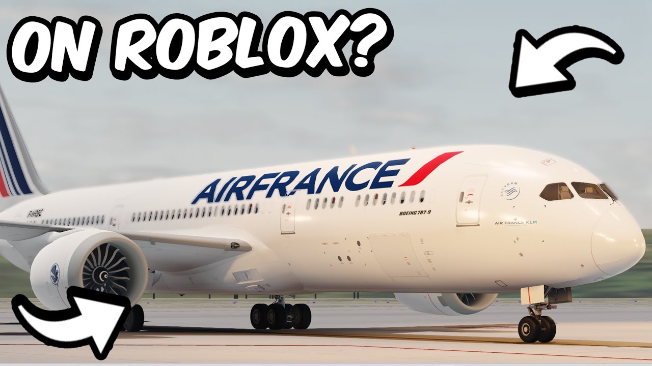 AIR FRANCE INAUGURAL FLIGHT ON ROBLOX