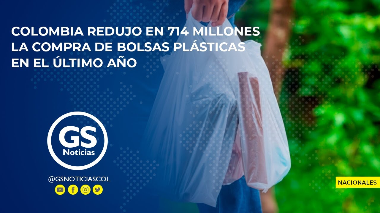 Colombia redujo en 714 millones la compra de bolsas pl&aacute;sticas en el &uacute;ltimo a&ntilde;o