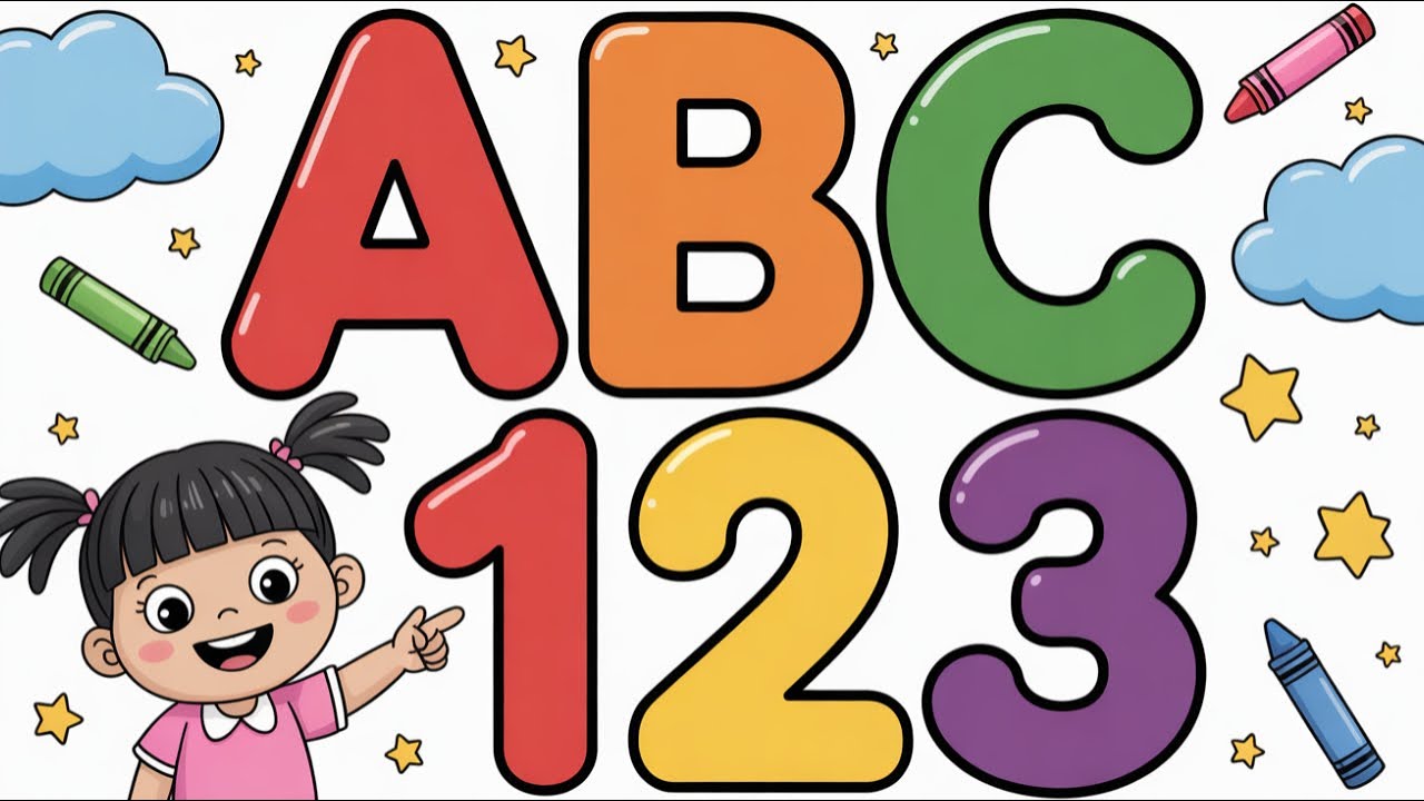 Letters & Numbers for Toddlers! 🍼 | Simple Learning with Fun