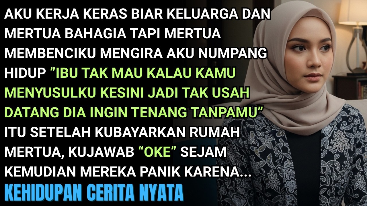 AKU SUSUL SUAMI DIRUMAH MERTUA TP AKU DILARANG DATANG ITU SETELAH KUBAYARKAN RUMAH- KUTARIK RUMAHNYA