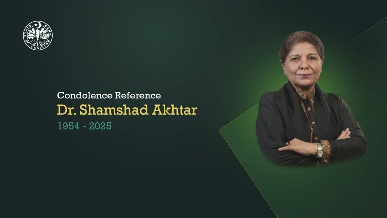 SBP Pays Tribute to Former Governor (Late) Dr. Shamshad Akhtar