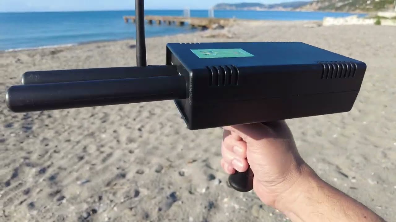 Cerco oro in Spiaggia con AKS Plus metal detector LRL + Rabdomanzia Classica
