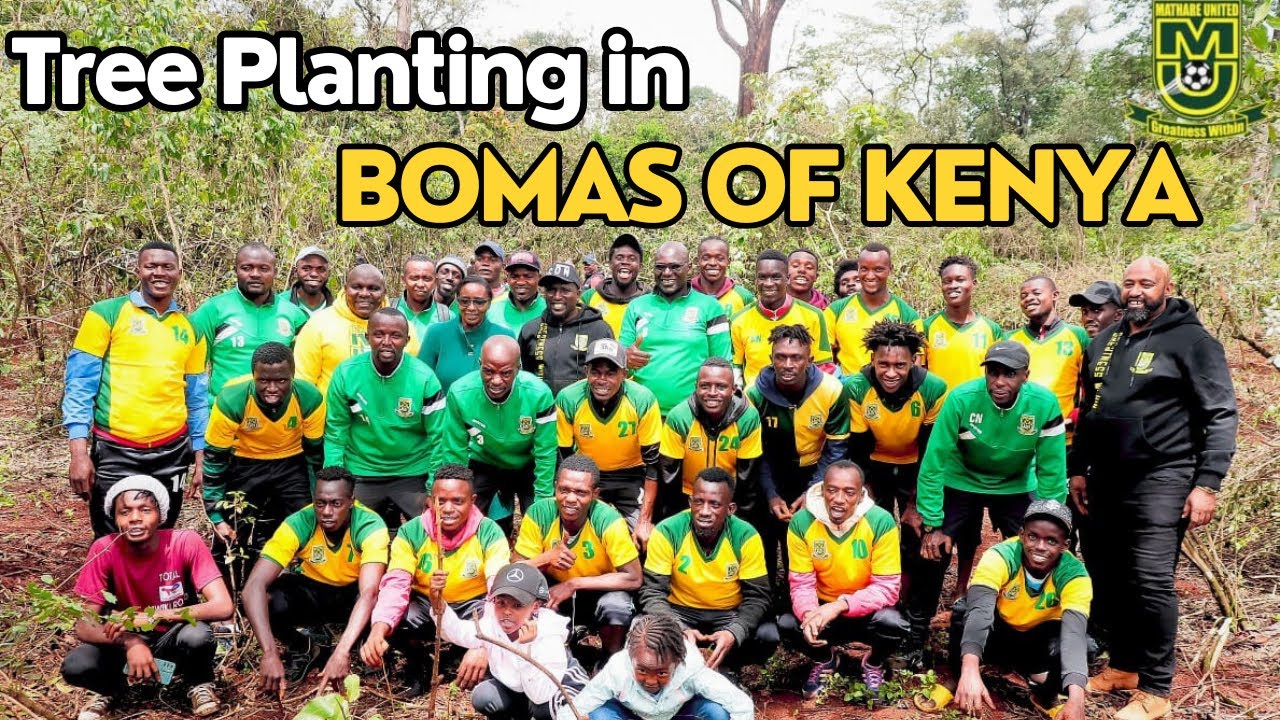 Mathare United FC Participated in The National Tree Planting Day.