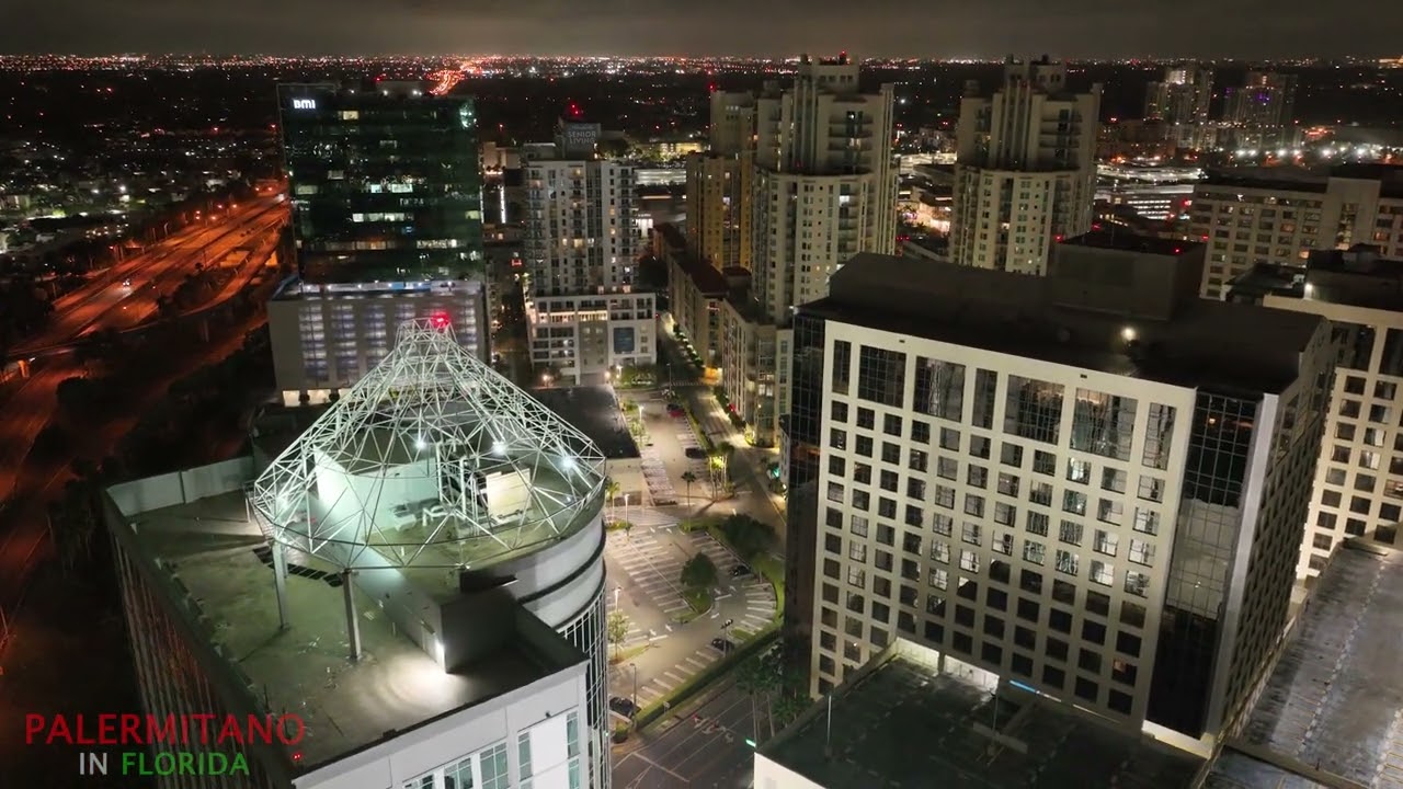 MIAMI | DADELAND | FLORIDA | DJI MAVIC AIR 3 CINE DRONE FOOTAGE SPEED RAMP | 2025/ 02/ 24