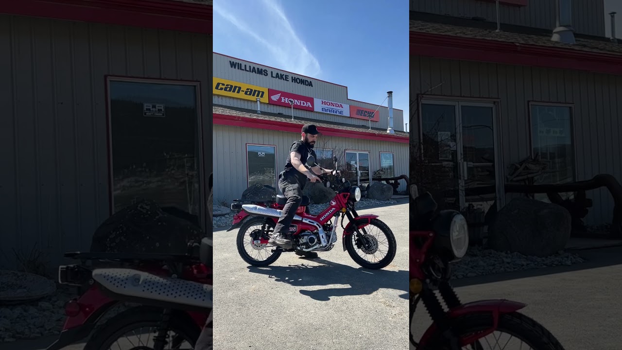 Тест звука Honda CT 125 Trail 2023 года / На чем ездите ВЫ?!?