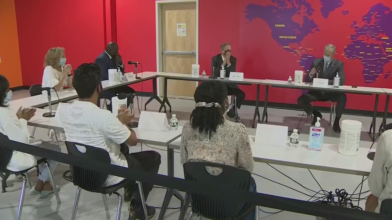 VIDEO NOW: Gov. Baker participates in education roundtable at a Brockton charter school