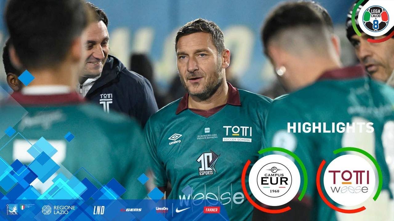 🎥Campus Eur VS Totti Weese | 13&ordf; giornata | Highlights Lega Calcio a 8