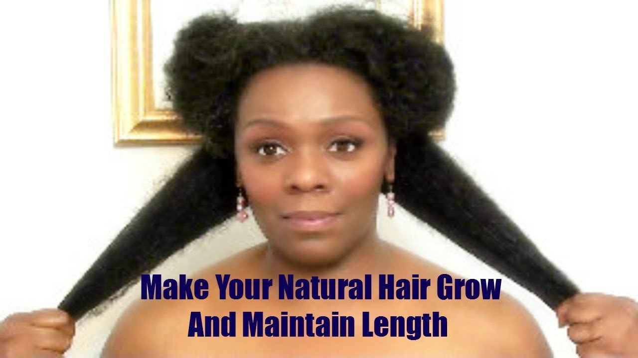 Make Your Natural Hair Grow And Maintain Length + The Products I Use