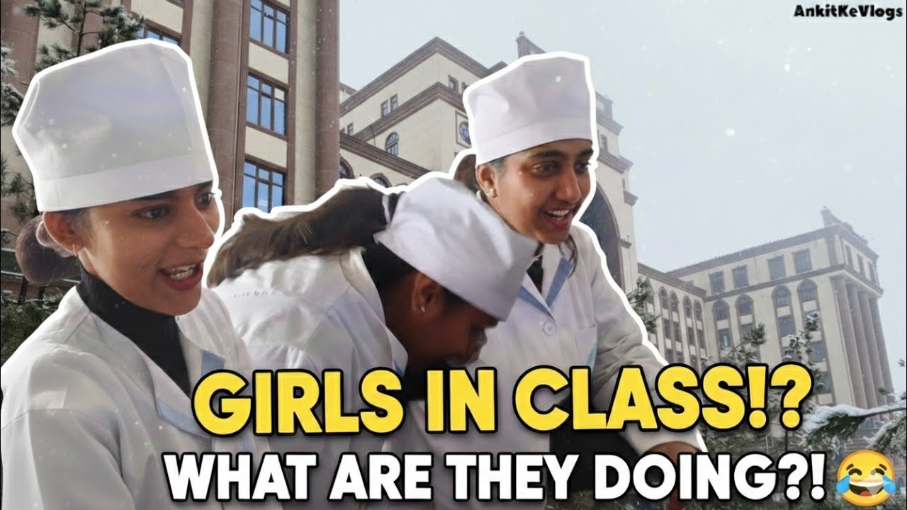 Funny Day in My Medical College! 😂 Girls ki Masti in Class! 3. Tajikistan Medical College: Girls