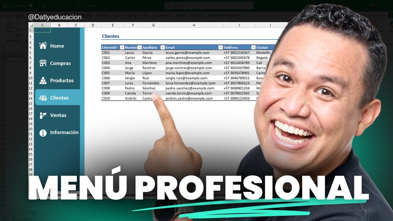Crea tu propia barra lateral en Excel paso a paso