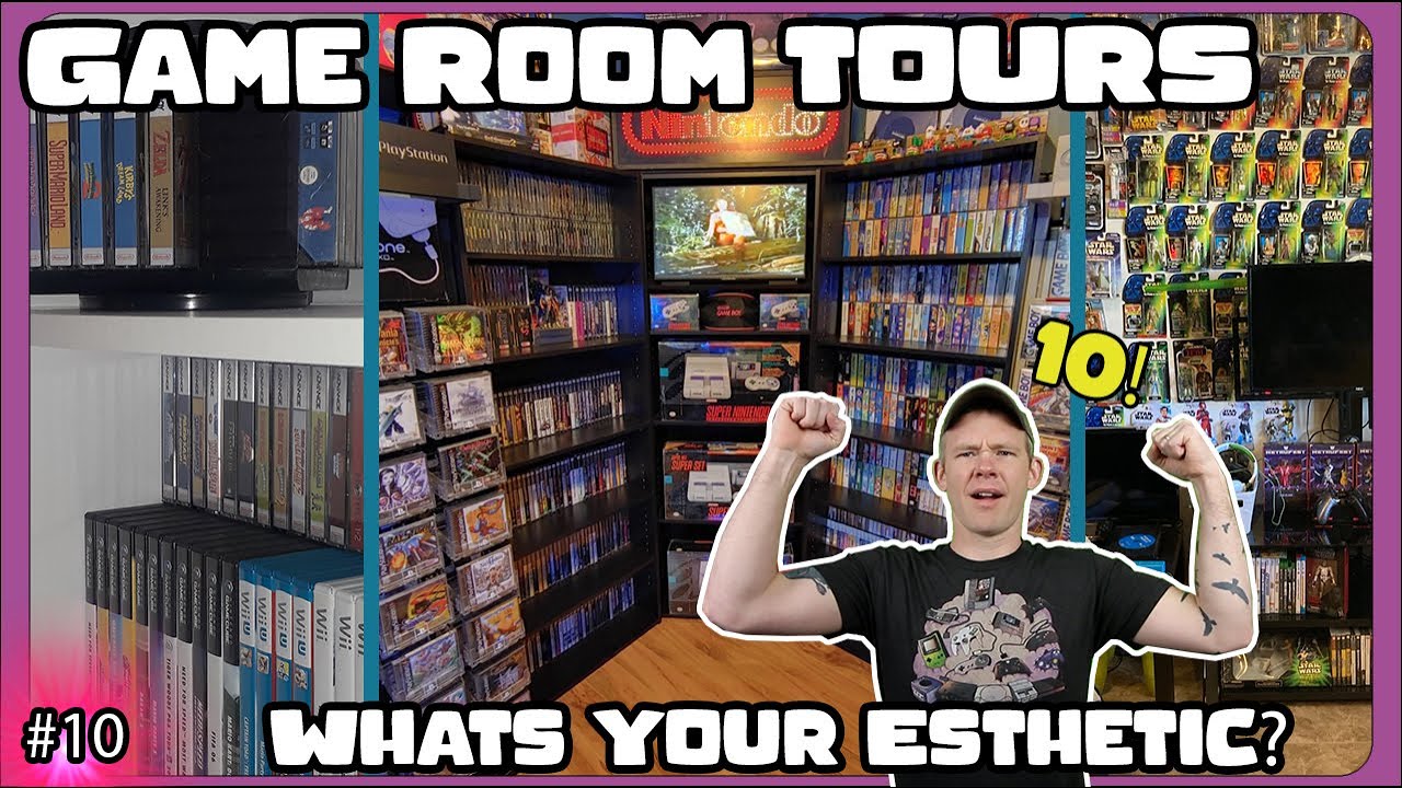 Game Room Tours ! Your Game Rooms Your Game Room Ideas #10 NintendoCollection PlayStation Collection