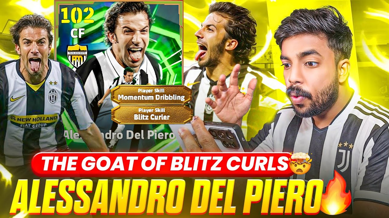 ALESSANDRO DEL PIERO PLAYER REVIEW 🤯🔥 || BEST BLITZ CARD IN THE GAME💥 || ഇവൻ പണി തരും 😎🤏.
