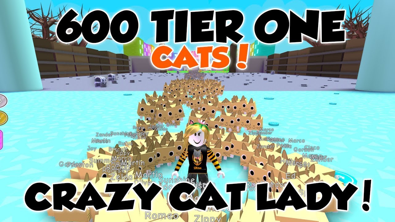 [600 CATS!] CRAZY CAT LADY!! - Pet Simulator