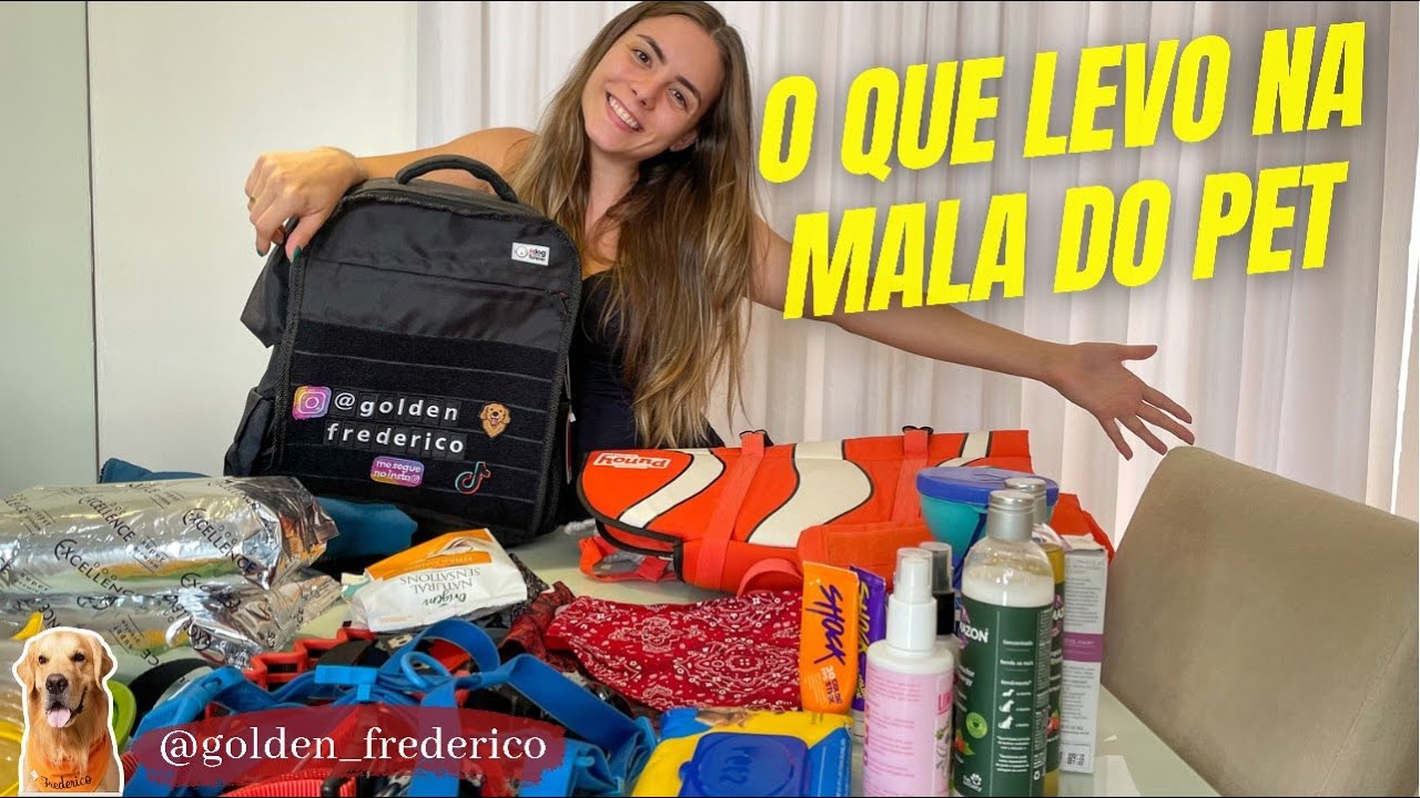 O que levar na MALA do seu PET