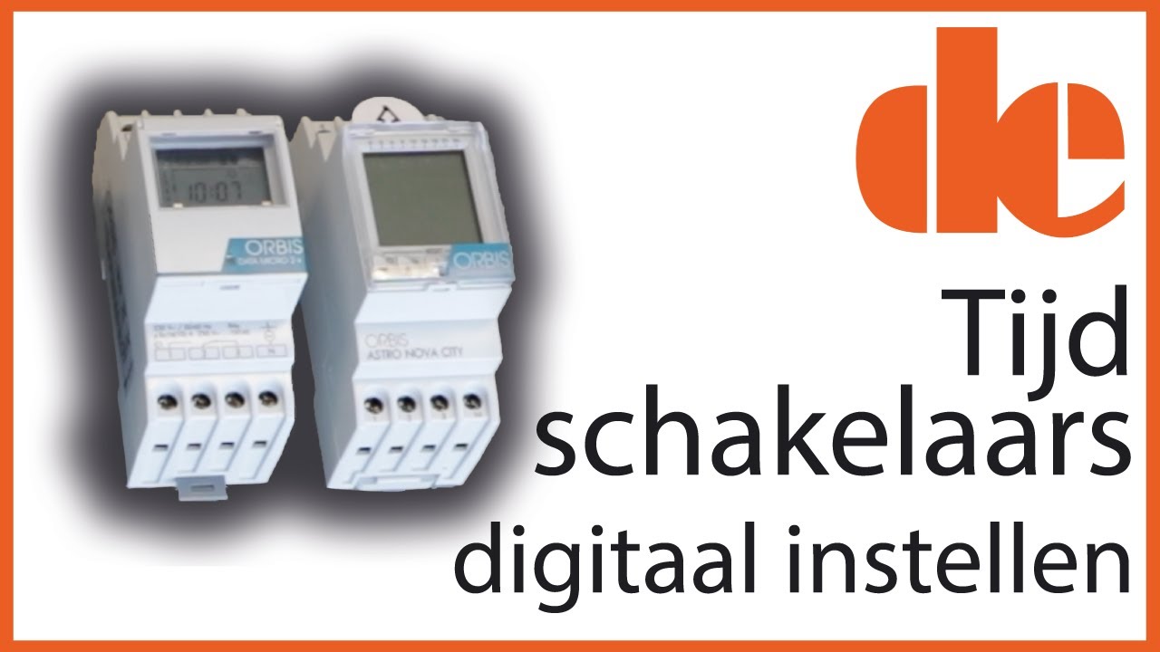 Hoe digitale tijdschakelaar instellen?