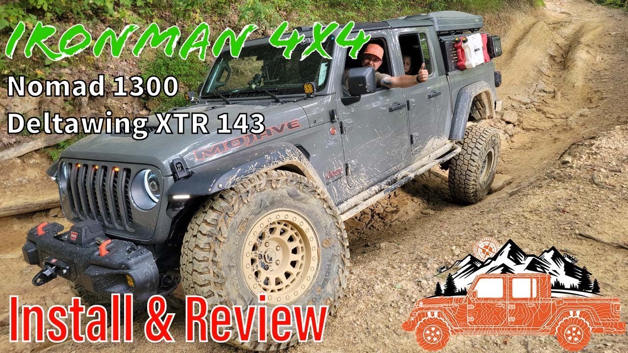 Ironman 4x4 RTT & Awning Install | Best Budget Friendly RTT | Nomad 1300 | Deltawing XTR 143 Awning