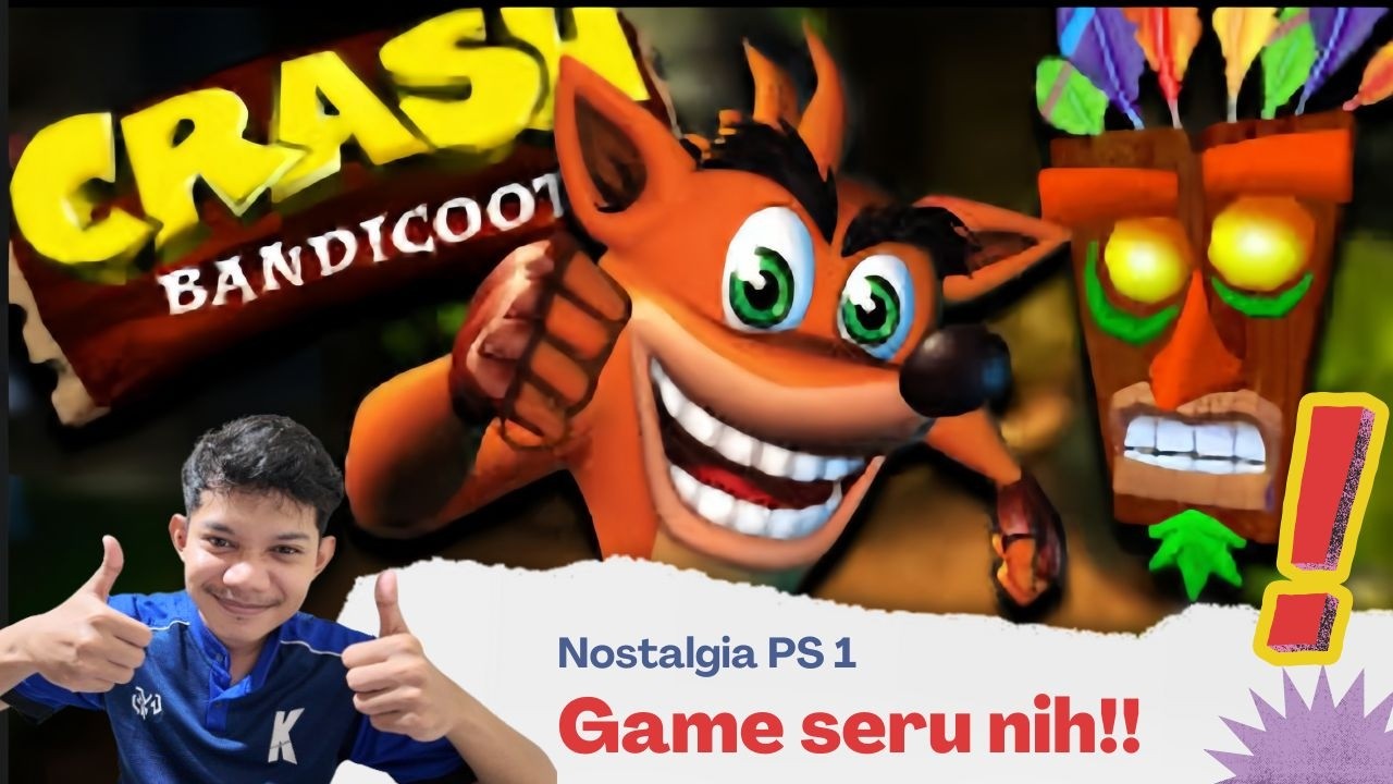 🔴NOSTALGIA Crash Bandicoot - PS 1