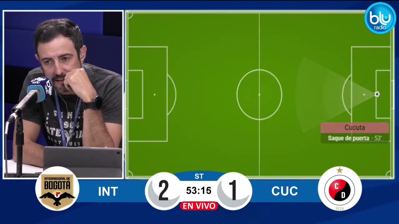 ¡REMONTA INTER DE BOGOTÁ! Boné marca el 2-1 y da la primera victoria del Inter en la Liga BetPlay