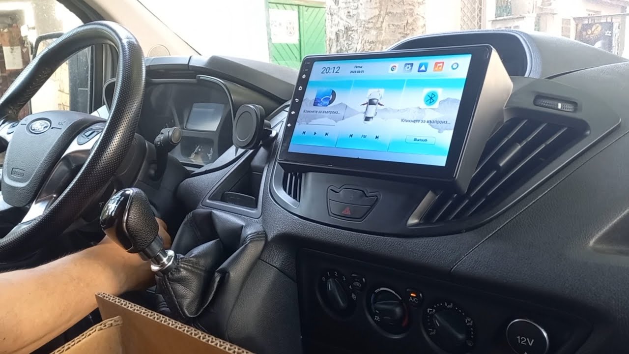 Instalación de la unidad principal Android Carplay en Ford Transit Custom