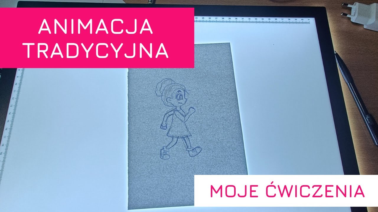 Animacja tradycyjna | Pierwsza próba 🎥 Traditional animation | First try