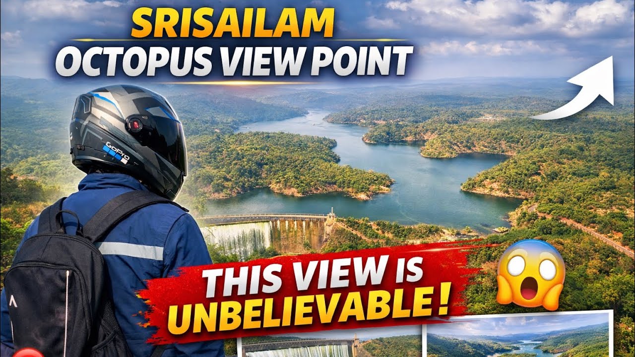 Srisailam Octopus view Point 😱| Nallamala Forest  | Srisailam Telangana| Place to visit in telangana