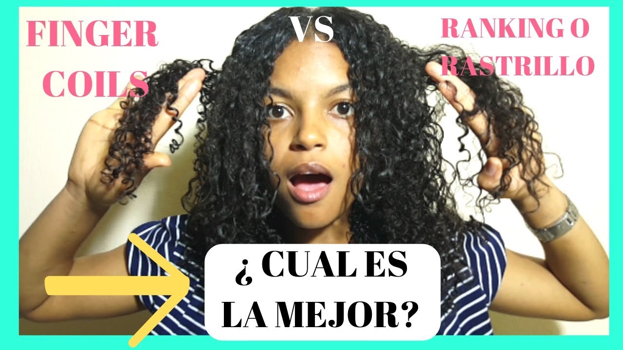 CÓMO DEFINIR RIZOS│TÉCNICA DE DEFINICIÓN FINGER COILS VS RANKING O RASTRILLO│CABELLO RIZADO│
