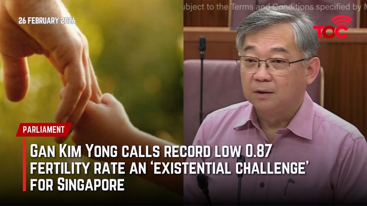 Gan Kim Yong calls record low 0.87 fertility rate an ‘existential challenge’ for Singapore