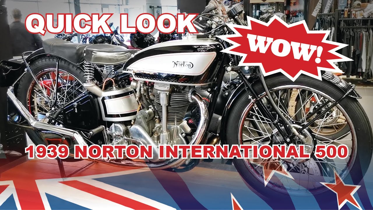 Quick Look - Beautifully Restored 1939 Norton International 500