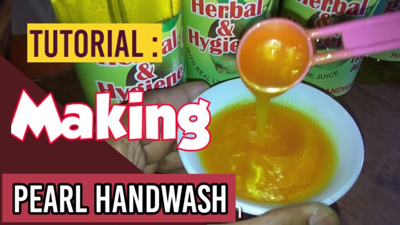 How To make Pearl Handwash || Handwash || free tutorial